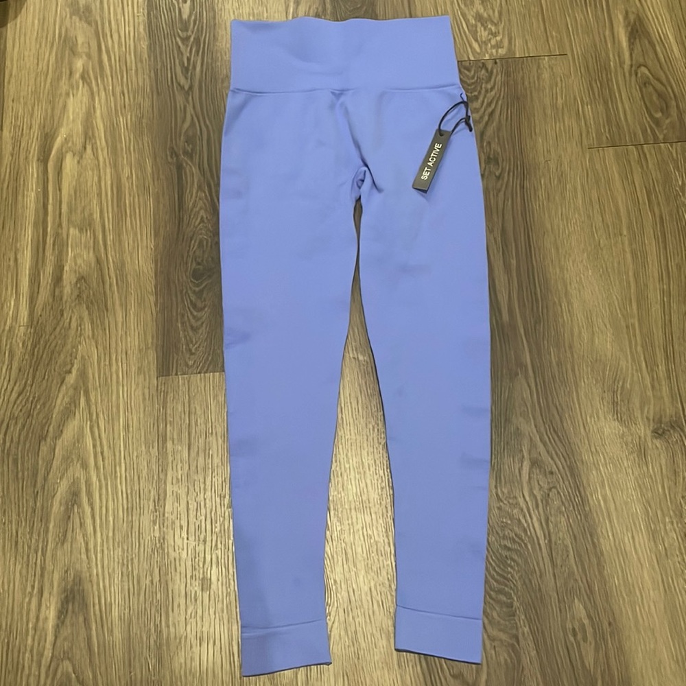 Set Active Leggings Size Small in Blue